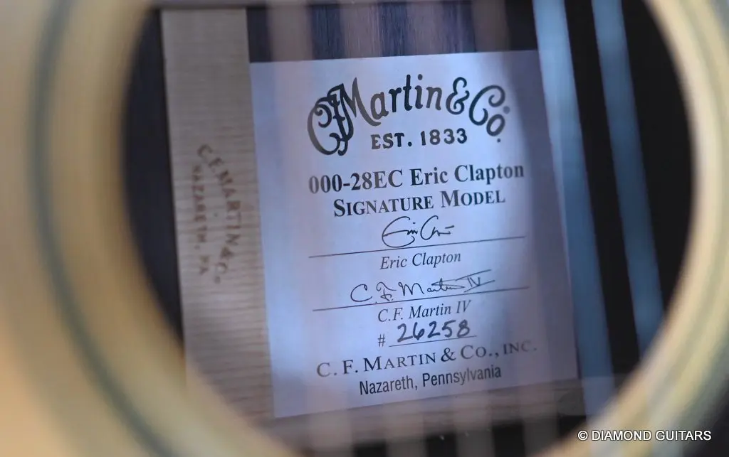 Martin 000-28EC Eric Clapton - Diamond Guitars